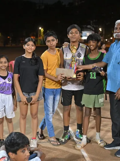Team B, our Hooplah '25 U-13 champions. These rising stars lit up the court with their incredible skill and energy.