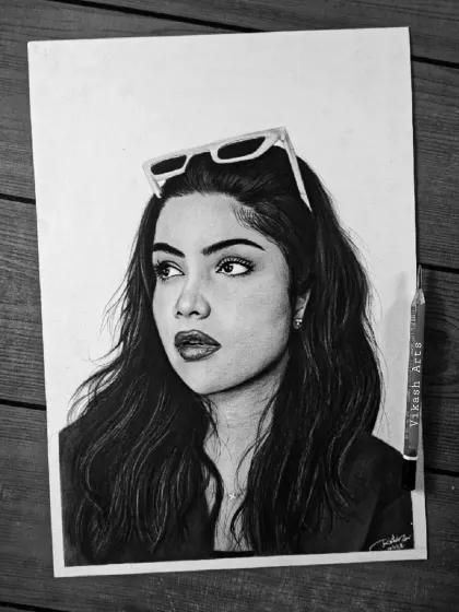 A completed commission for a client from Pune. I enjoyed working on the modern style and the challenge of drawing the sunglasses.