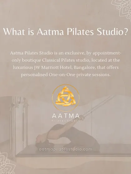 What is Aatma Pilates Studio? We are an exclusive, by appointment only boutique studio offering personalized one on one Classical Pilates sessions.
