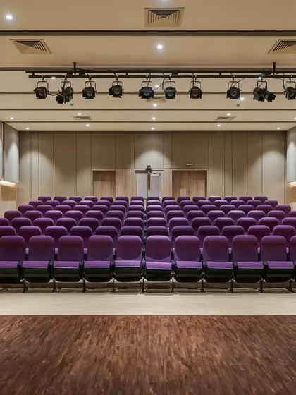 A duplicate image of the 100-seater auditorium at the KIPCER building.