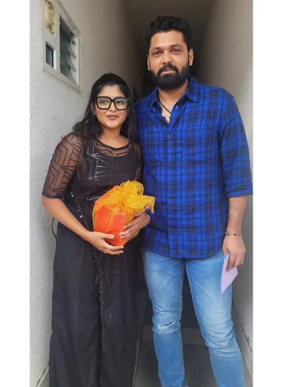 Meeting Rakshit Shetty sir for the first time was memorable, especially since I tripped right in front of him. I hope I get a chance to sing in one of his movies someday.