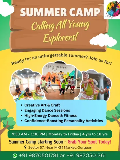 Calling all young explorers. Our summer camp is designed to provide a summer filled with creativity, dance, and fun, helping kids build confidence and make new friends.