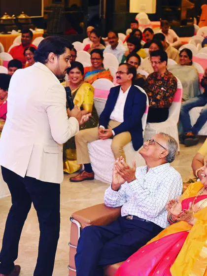 Interacting with guests is one of my favorite parts of hosting. Sharing a laugh with an elder at an engagement party makes the event feel more like a family gathering.