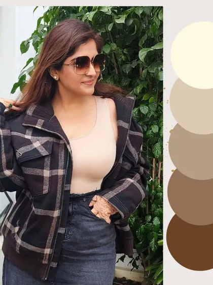Showcasing the 2025 color of the year, brown, with a sustainable twist. This oversized jacket is borrowed from my husband's closet, proving the best pieces are sometimes already at home.