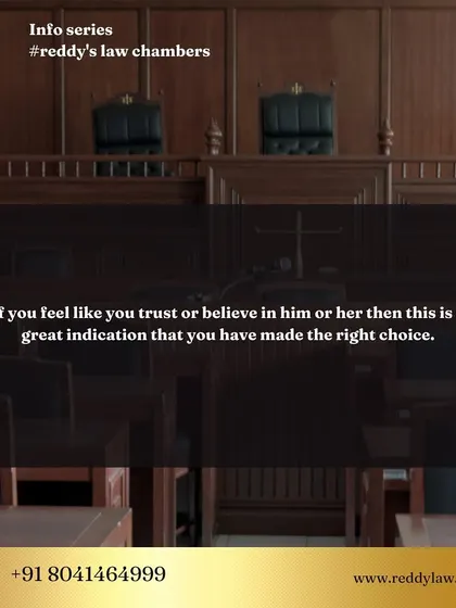 Trust is the cornerstone of the advocate-client relationship.