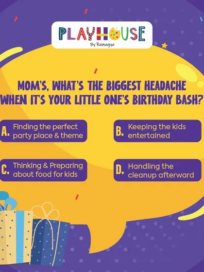Planning a party can be a headache, but I'm here to solve it. I handle the venue, theme, entertainment, food, and cleanup, so you can just enjoy the day.