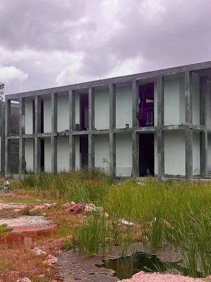 This is our Weaver's Training Facility in Narayanpet, Telangana, under construction. The project is more than just a building; it is an ecosystem designed to celebrate tradition, foster innovation, and unite the local weaving community.