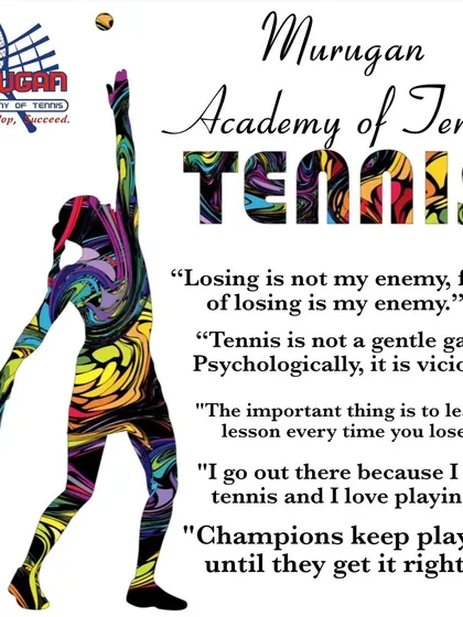 A collection of quotes that define our approach to tennis. We teach our players that losing is a lesson, not a failure, and that champions keep playing until they get it right.