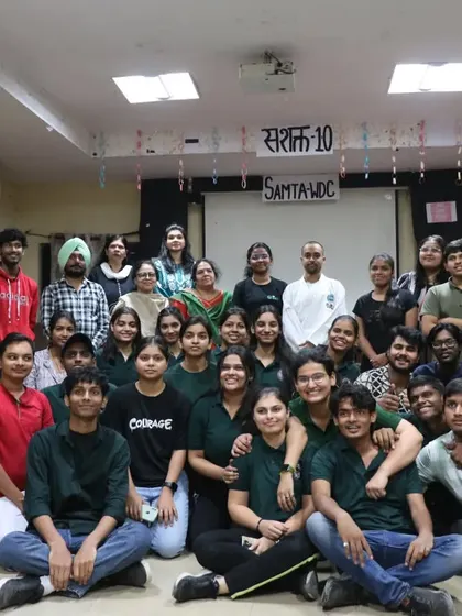 The goal of every workshop is to leave the team feeling empowered, connected, and more confident. This group photo captures the positive energy after an engaging self-defense session at Sri Aurobindo College.