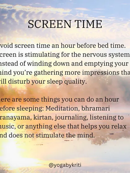 To wake up early consistently, avoid screen time an hour before bed. The blue light is stimulating to the nervous system and can disturb your sleep quality.