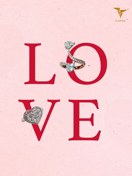 For a love that is anything but ordinary, let your jewellery be just as unforgettable. These unique diamond heart rings are perfect for Valentine's Day.