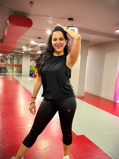 Feeling strong and energized after teaching a class.