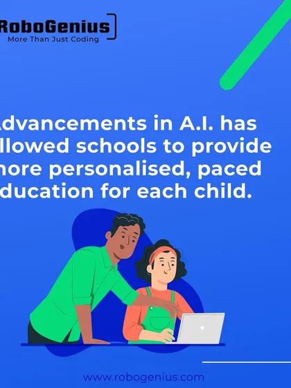 AI is revolutionizing education by enabling personalized learning paths for every student. At RoboGenius, we use a similar adaptive approach to ensure each child learns at a pace that is right for them, building confidence and mastery.