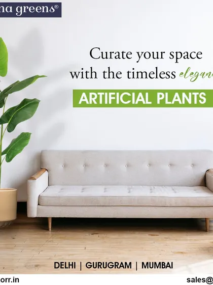 Curate your space with the timeless elegance of artificial plants. A single, well-placed plant can elevate an entire room, adding a touch of nature and sophistication.