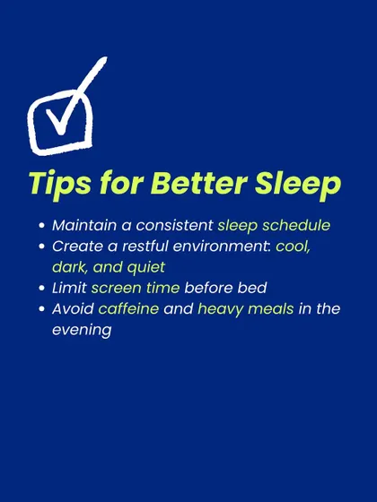 This checklist offers simple, actionable tips for better sleep hygiene. We provide our athletes with practical strategies like maintaining a consistent schedule and creating a restful environment, empowering them to take control of their recovery.