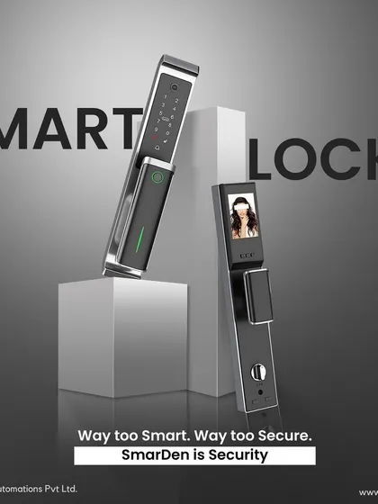 Way too smart, way too secure. My smart locks are designed for modern life, because traditional locks are so last century. SmarDen is security.