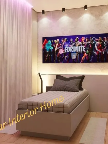 Another view of the Fortnite room.