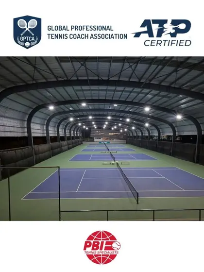 An image promoting the Global Professional Tennis Coach Association (GPTCA) conference hosted at our world-class facility.