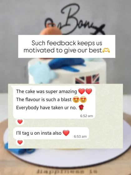 "The cake was super amazing. The flavour is such a blast." This kind of feedback for my Mocha Orange cake keeps me motivated.