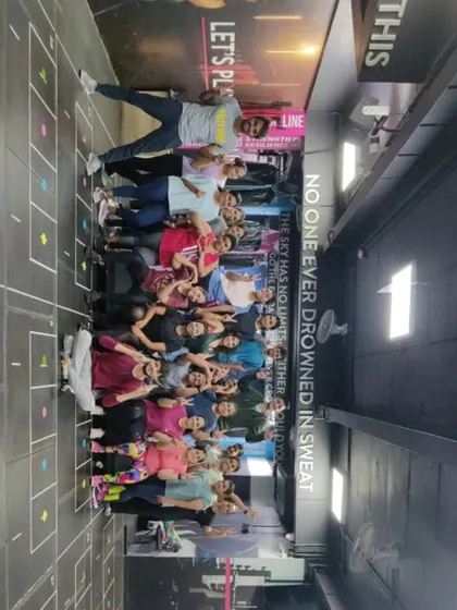 The heart and soul of my classes. Each photo captures a unique moment with my incredible community after a sweaty, joyful session. This is our shared victory lap.