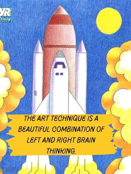 Our art technique is a beautiful combination of left and right brain thinking, engaging both the logical and creative parts of the mind to enhance focus and skill.
