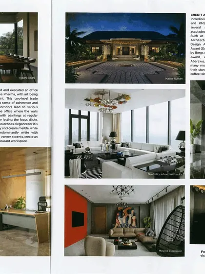 Take a look at our newest feature showcased in Architectural Digest India. This spread highlights several of our key projects, from residential to commercial, and we appreciate the effort by the AD team for this recognition.