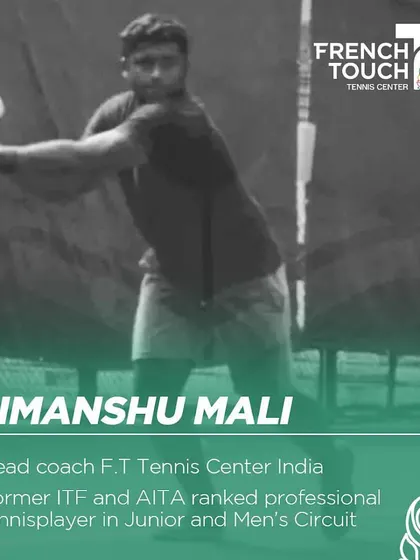 Meet Head Coach Himanshu Mali, a former ITF and AITA ranked professional player who leads our on-court training in India.