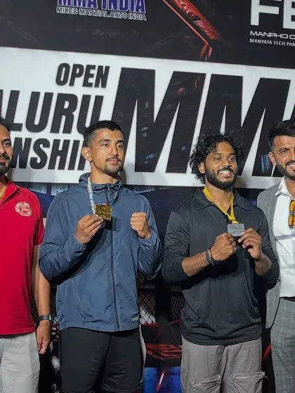 Celebrating gold and silver medal wins at the Bengaluru Open Championship. These victories are a team effort, built on the foundation of our shared grind.