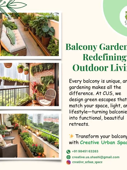 I believe every balcony is unique, and my designs reflect that. I create green escapes that match your specific space, light, and lifestyle, turning them into functional and beautiful retreats, as shown in these three distinct examples.