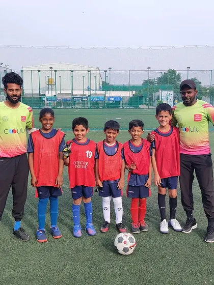 Our U-7 and U-9 football teams from different centers come together for an internal league match, building a larger community of players.