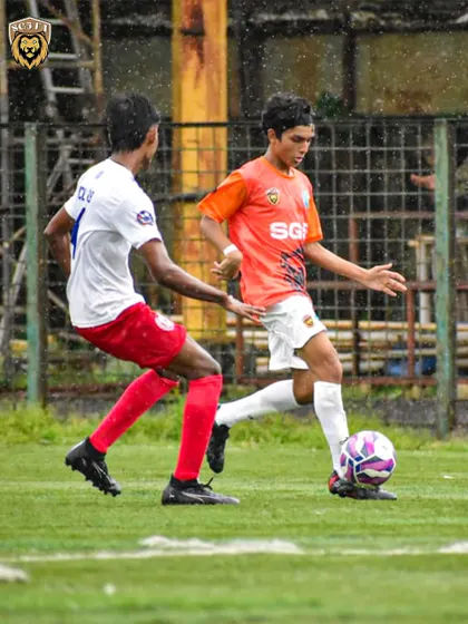 The heat of competition is where our players shine. This action shot from an MFA Super Division match shows the skill and composure we instill in our players to help them dominate the pitch.