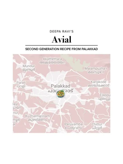 Pinpointing the second-generation Avial recipe to Palakkad on our Food Atlas.