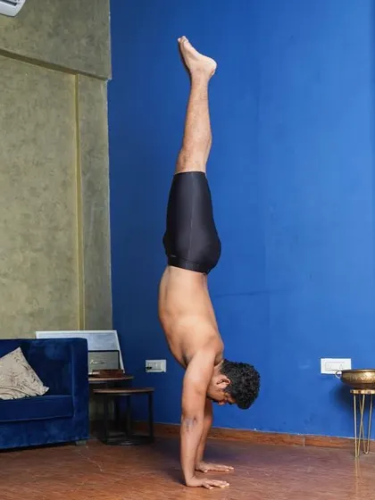 Standing on my hands has taught me how to stand on my legs in real life. Asanas done with understanding can change the way you see your life.