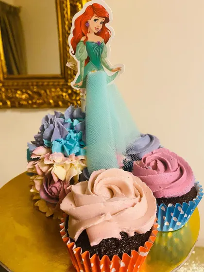 I love making themed desserts for kids' parties, like this adorable Mermaid mini cake and matching pastel cupcakes. They always bring the biggest smiles.