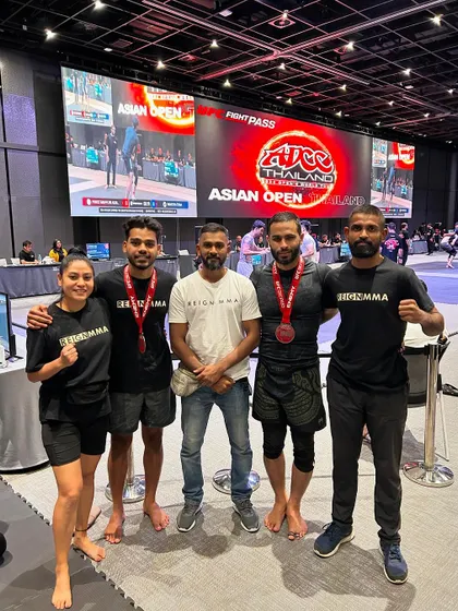 The team celebrating our success at the ADCC Asian Open in Thailand. We went, we fought hard, and we came back with international medals and invaluable experience.
