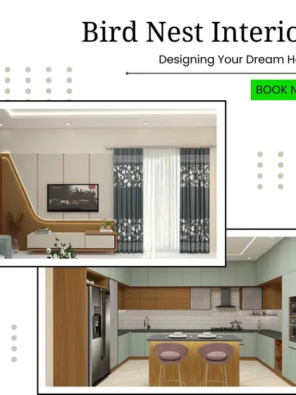 Sharing some of our recent designs, including a modern living room TV unit and a stylish two-tone kitchen. We have years of experience designing picture-perfect interiors in Bangalore.