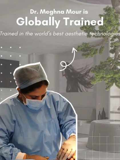 I am globally trained in the world's best aesthetic technologies. This image, showing me in a clinical setting, represents my commitment to hands-on, expert application of the most advanced and effective procedures available today.