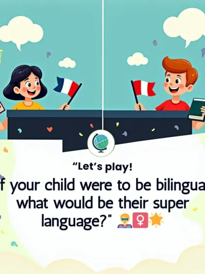 Let's play. If your child could have a language superpower, which would you choose for them, French or Spanish? Both are excellent choices for building confident minds.