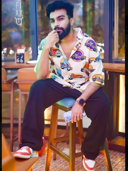 "Only I decide my vibe." A confident, posed shot that reflects my personal style and attitude.