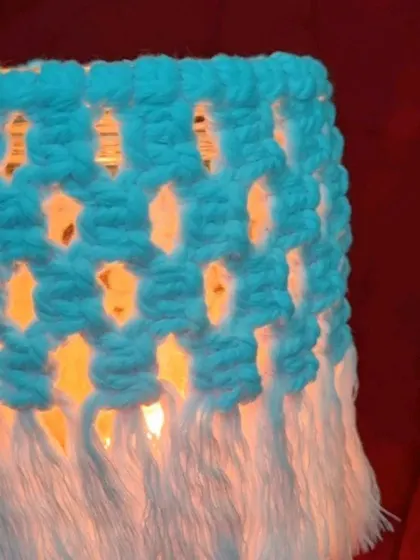The same jar cover shown in image 88, glowing in the dark.