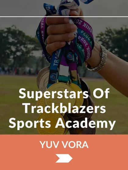 Highlighting Yuv Vora, one of the superstars of our academy, holding a handful of his well-earned medals.