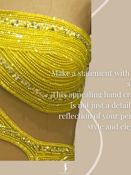 Make a statement with every stitch. This appealing hand-crafting is not just a detail; it's a reflection of your personal style and elegance.