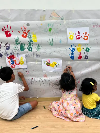 Each activity, from making Bhel Puri and toast to plucking methi leaves and exploring what floats, is a lesson in itself. These practical life and sensorial activities are central to the Montessori method, helping children develop fine motor skills, concentration, and a deep understanding of the world through their own actions.