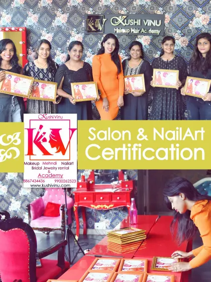 Celebrating my salon and nail art students as they receive their certifications. They are now fully trained and ready to offer professional services.