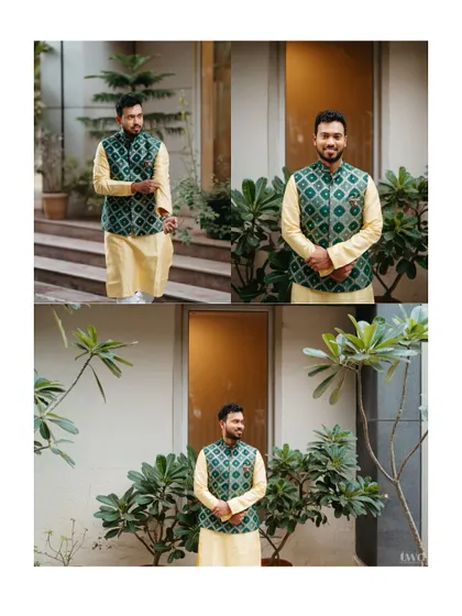 We always make time for solo groom portraits, capturing his personality and style before he joins his bride-to-be.