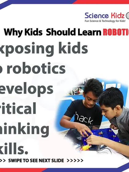 Learning robotics develops critical thinking skills. Students learn to analyze problems, design solutions, and troubleshoot their creations, which are essential skills for any field.
