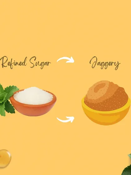 We choose healthy alternatives for our ingredients. Instead of refined sugar, we use natural sweeteners like jaggery to provide sweetness without the empty calories.