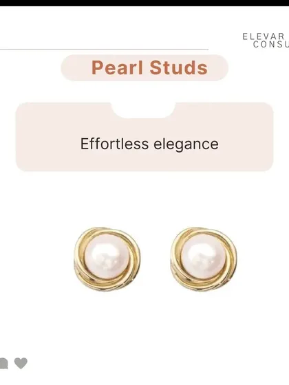 Pearl studs are another must-have. They offer effortless elegance and are perfect for adding a soft, professional touch to your look.