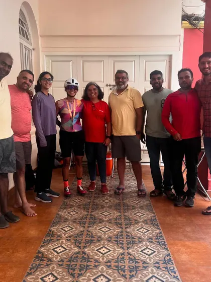 The support crew for the Anchetty 200K. These events wouldn't be possible without the dedicated volunteers.