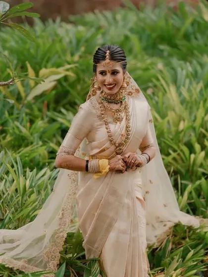 A collection of my beautiful brides on their Muhurtham day, each with a unique, personalized look that reflects her style while honoring tradition.
